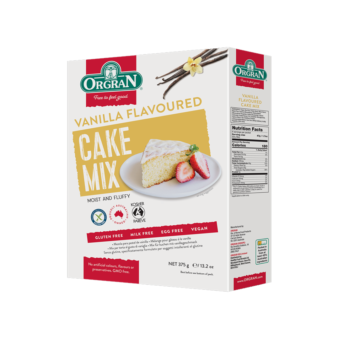 Orgran - Vanilla Cake Mix - 375g