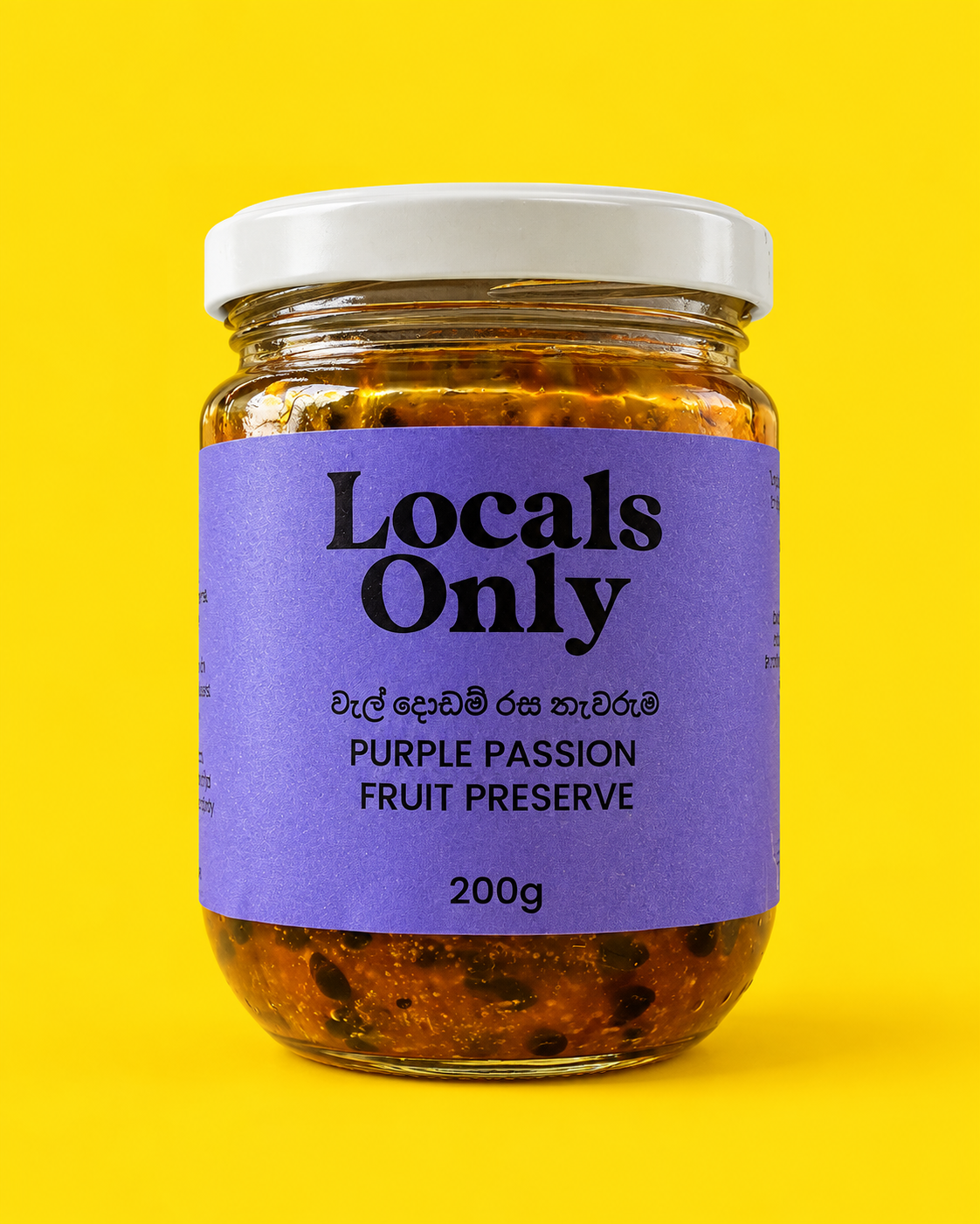 Locals Only - Purple Passion Fruit Preserve - 200g