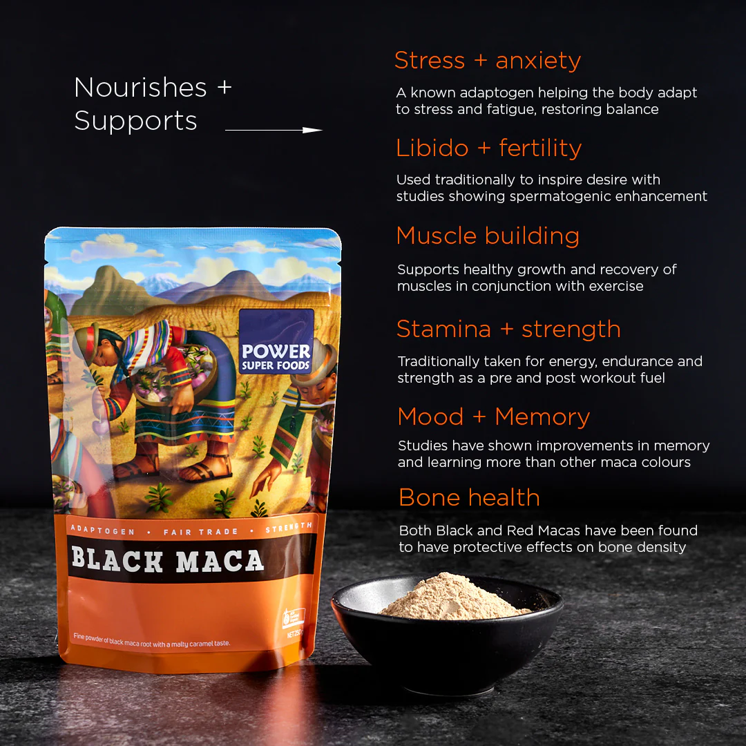 Power Super Foods - Black Maca - 250g