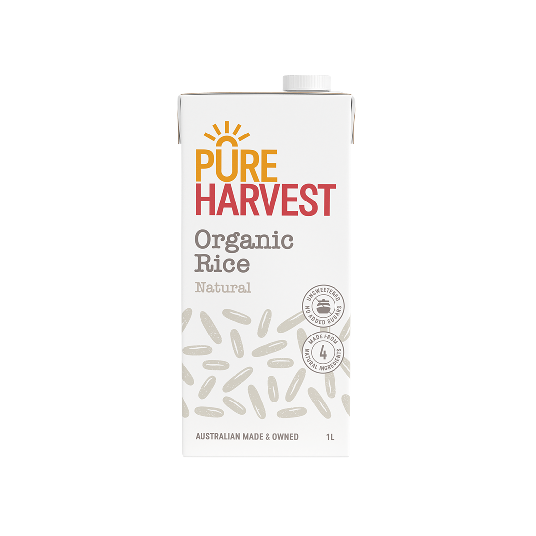 Pure Harvest Organic Rice Natural - 1L