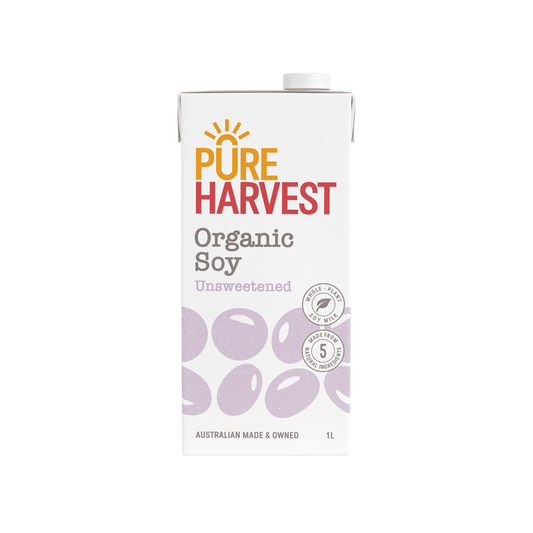 Pure Harvest Organic Soy Unsweetened - 1L