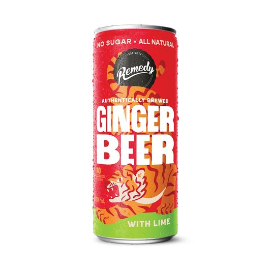 Remedy - Ginger Beer Lime Kombucha - 250ml