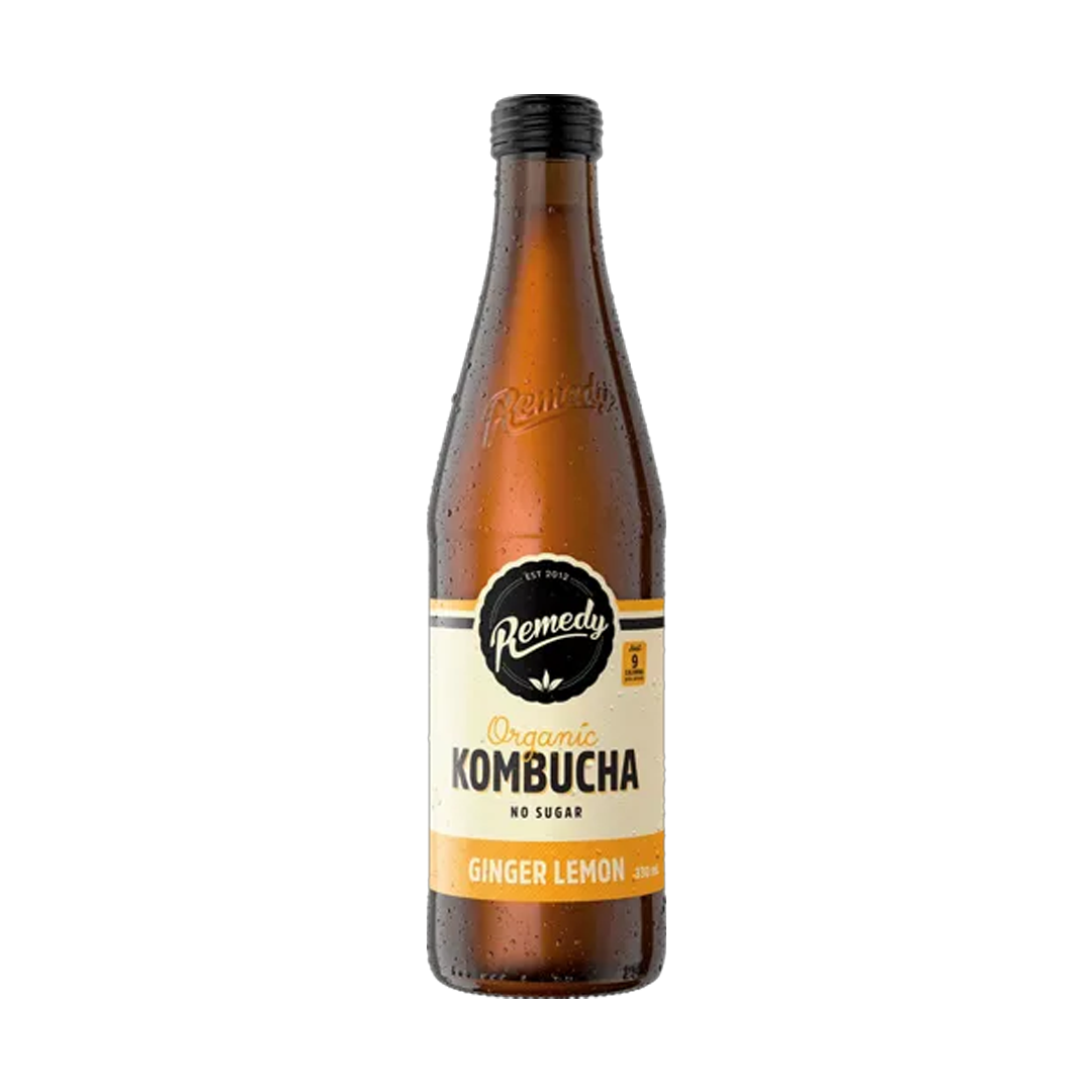 Remedy - Ginger & Lemon Kombucha - 330ml