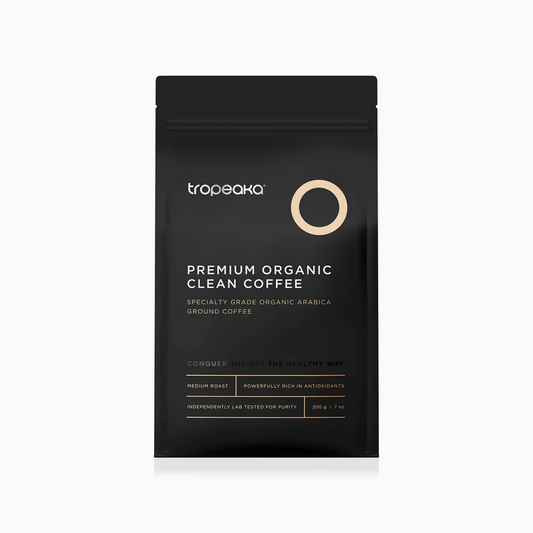 Tropeaka - Premium Clean Coffee - 200g (Whole Beans)