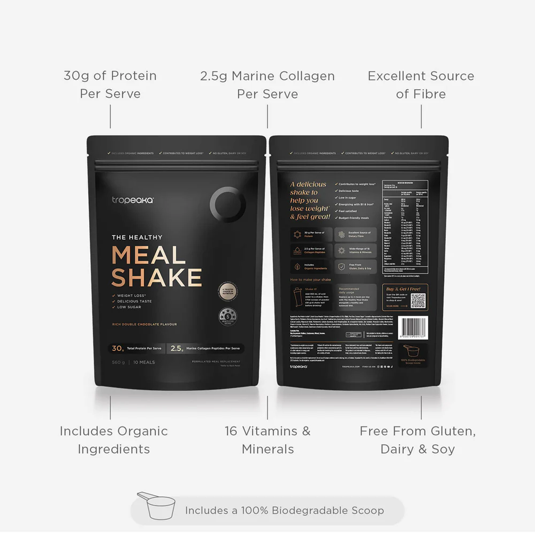 Tropeaka - The Healthy Meal Shake - 560g ( Double Chocolate Flavour )