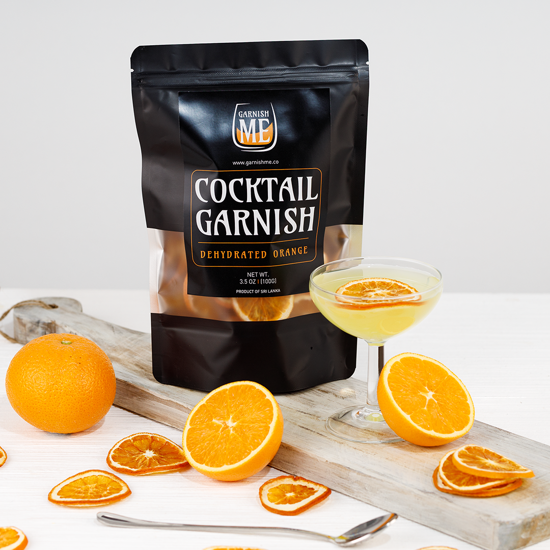 Cocktail Garnish - Dehydrated Orange - 25 Slices
