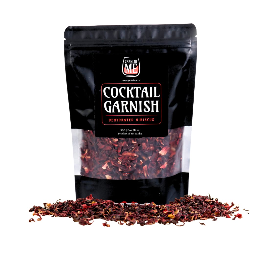 Cocktail Garnish - Dried Hibiscus -  25 G