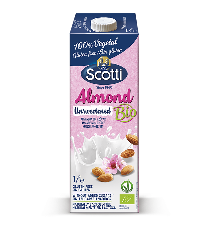 Riso Scotti - Almond Unsweetened Milk - 1L
