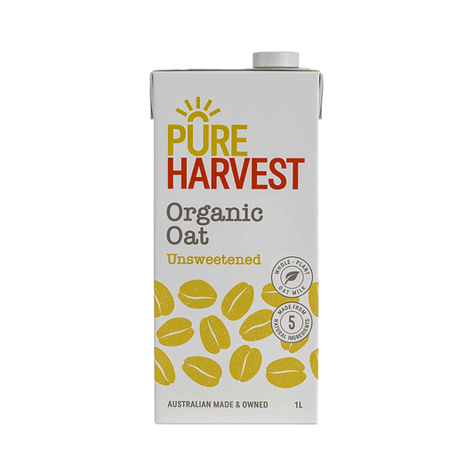 Pure Harvest - Organic Oat Milk - Unsweetened - 1L